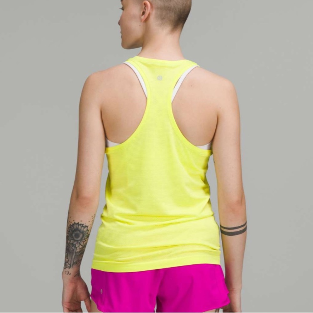 Lululemon Swiftly Tech Tank Electric Lemon 2 Gem